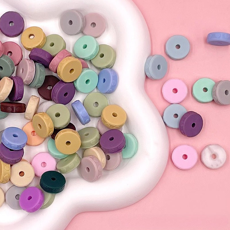 Wholesale Price New Love Edge 12mm Silicone Beads DIY Handmade Bead Pen Keychain Necklace Accessories