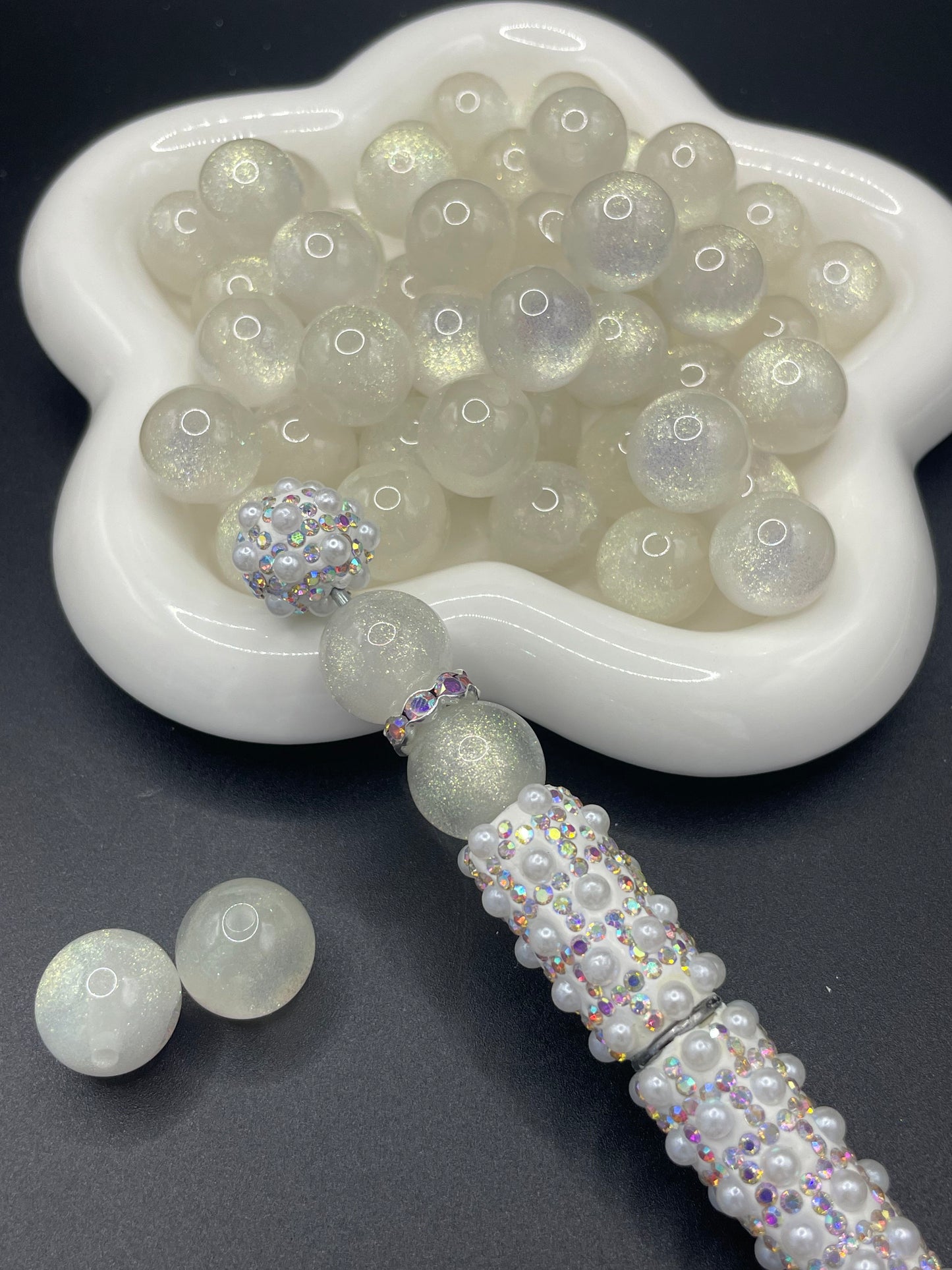 Shiny cat's eye resin beads, various colors available, 16mm