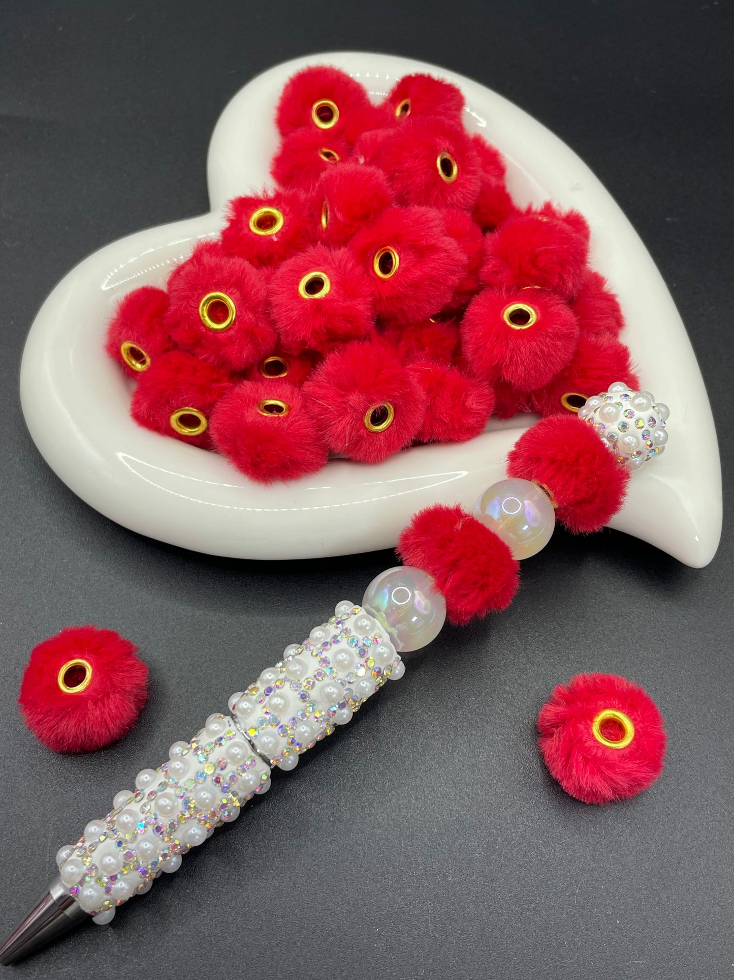 Plush spacer with various colors to choose from