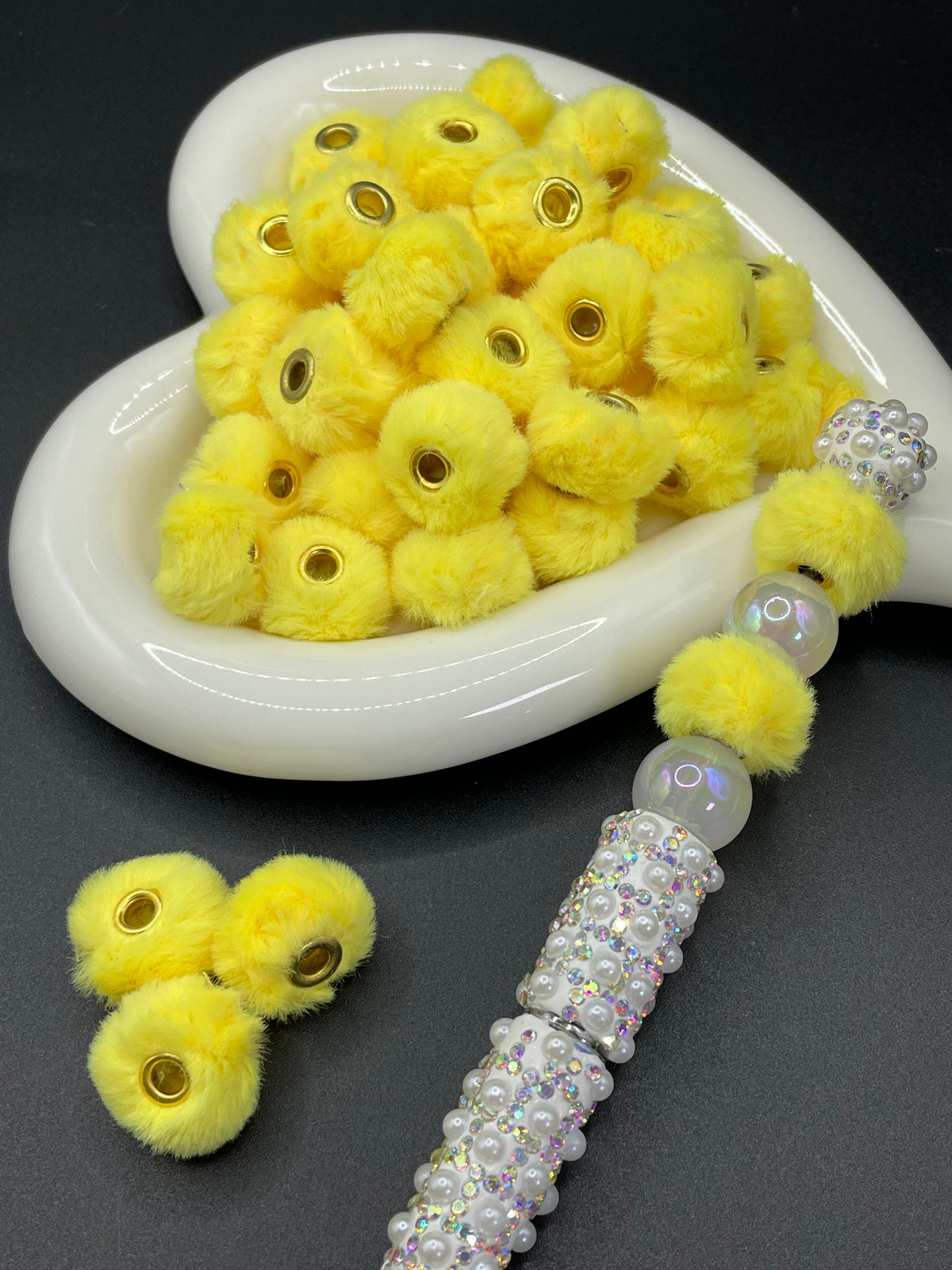 Plush spacer with various colors to choose from