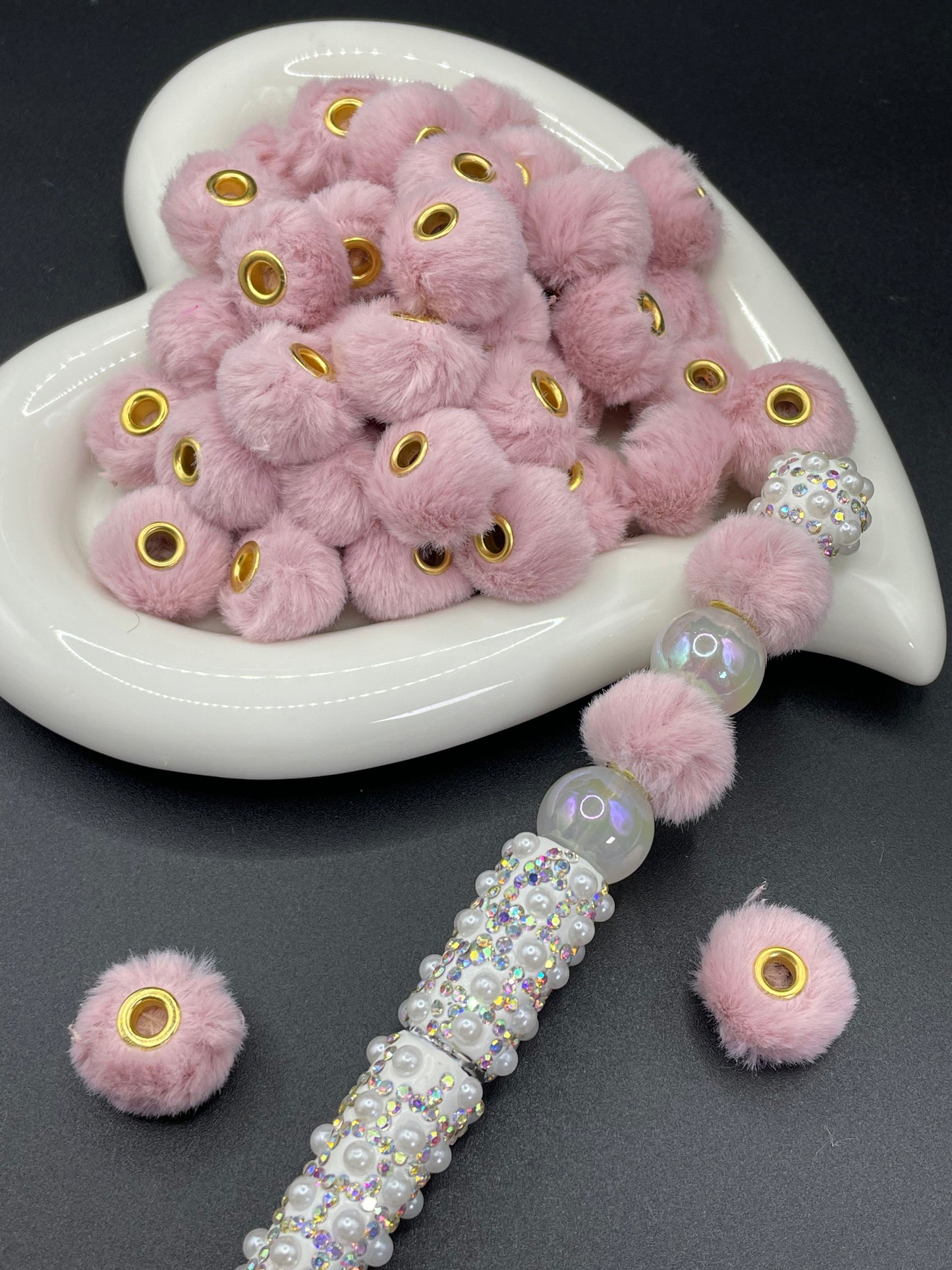 Plush spacer with various colors to choose from