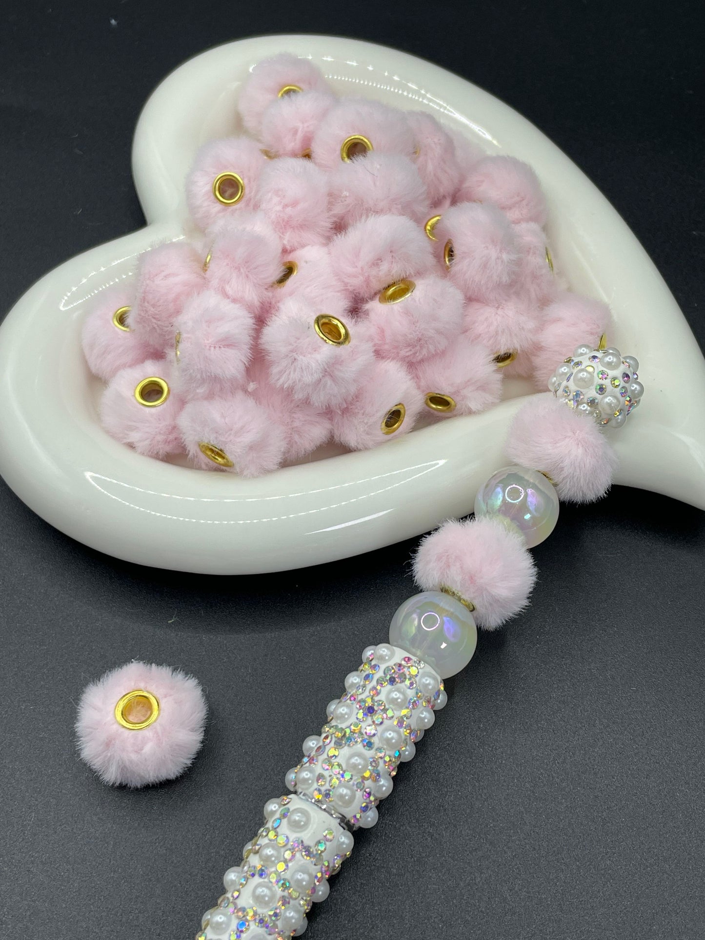 Plush spacer with various colors to choose from