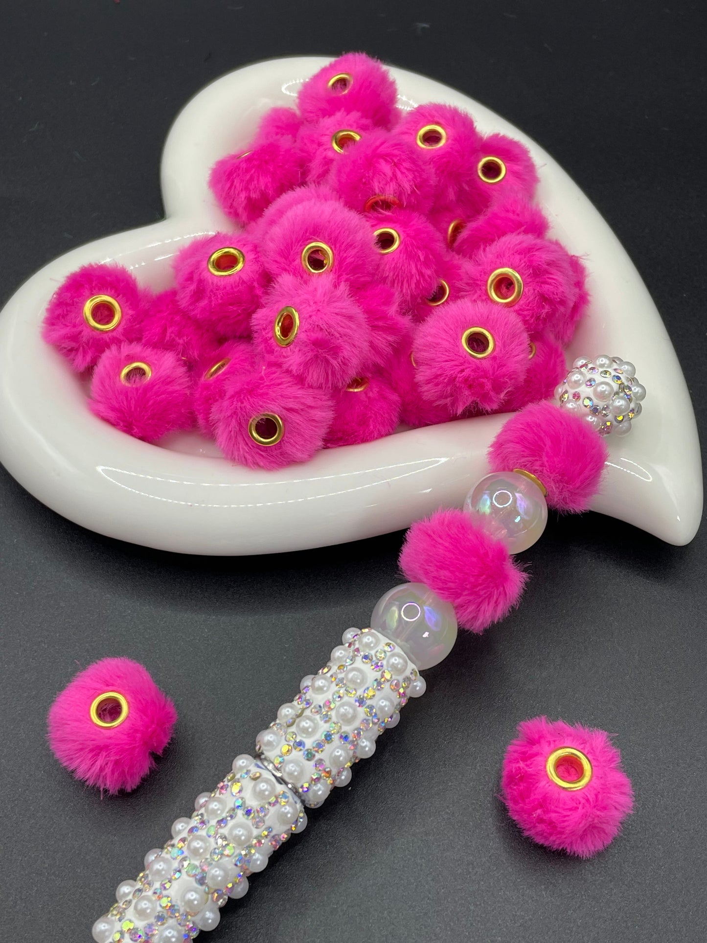 Plush spacer with various colors to choose from