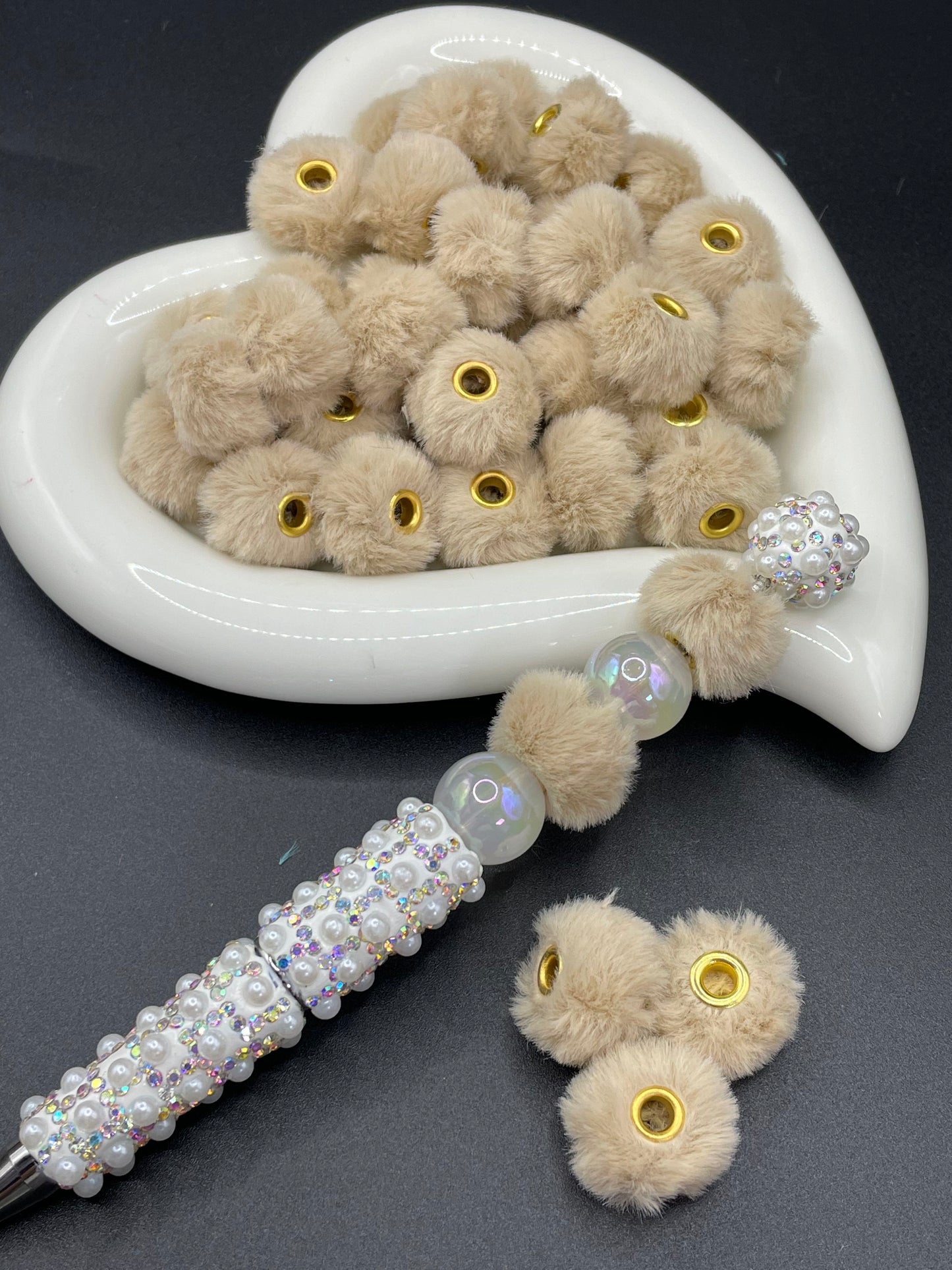 Plush spacer with various colors to choose from