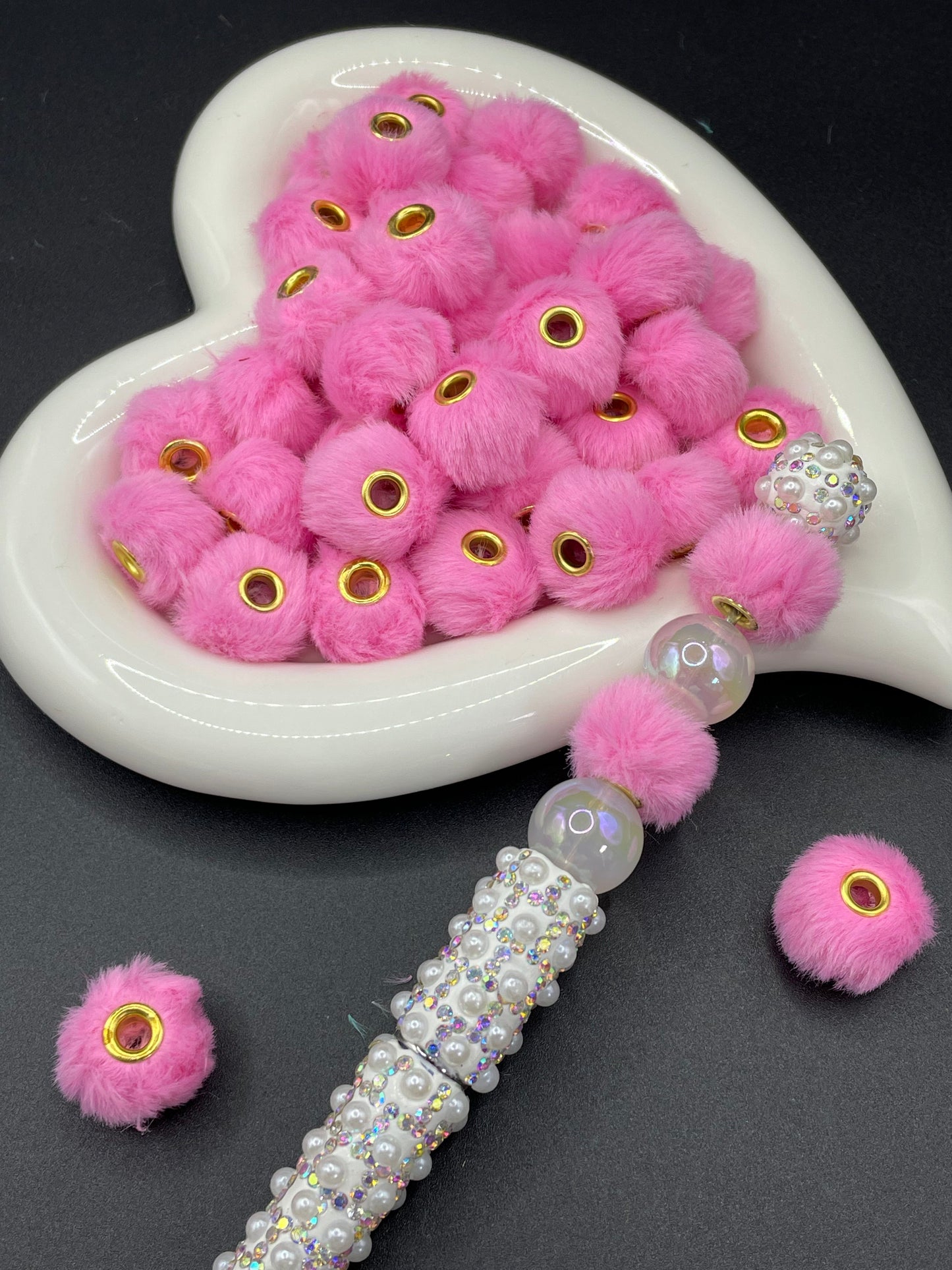 Plush spacer with various colors to choose from