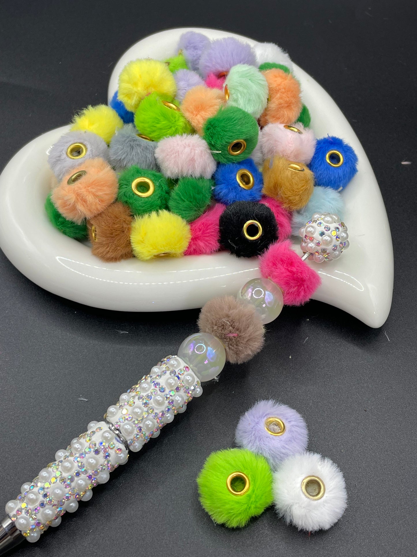 Plush spacer with various colors to choose from