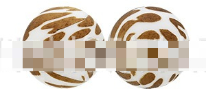 15Mm Cow Series Watermark Food Grade Silicone Round Beads Baby Toothpaste DIY Decorative Loose Beads Spot Wholesale