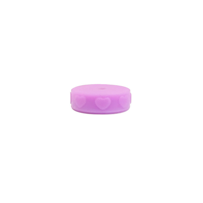 Wholesale Price New Love Edge 12mm Silicone Beads DIY Handmade Bead Pen Keychain Necklace Accessories