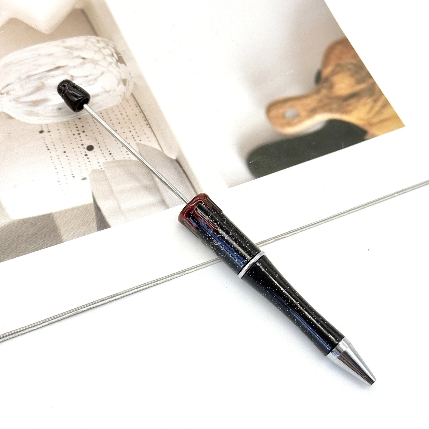 New DIY bloodprint bead pen, creative Halloween Christmas bloodprint hand-painted modeling ballpoint pen spot wholesale