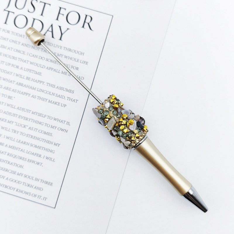 DIY beaded pen, random drilling, pure handmade patch beaded ballpoint pen, Wizard of Oz girl sequin pen spot