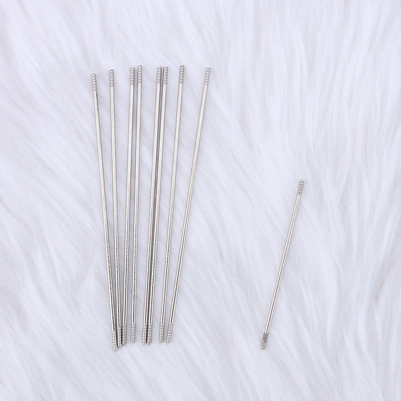 DIY bead pen special extended replacement wire, stainless steel rod with thread personalized bead pen wear bead wire