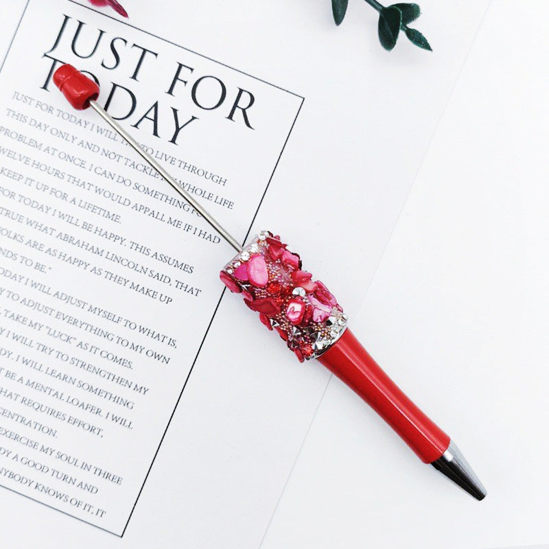 DIY beaded pen, random drilling, pure handmade patch beaded ballpoint pen, Wizard of Oz girl sequin pen spot