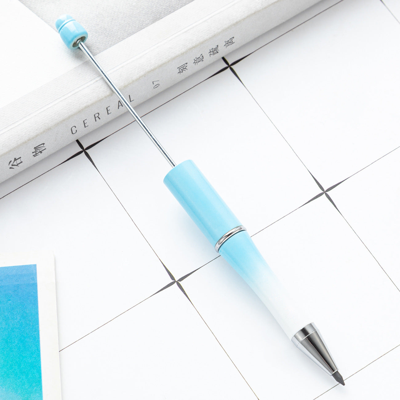 No sharpening, eternal writing can't finish pencil creative DIY plastic beaded pencil wholesale painting writing is not easy to break pencil