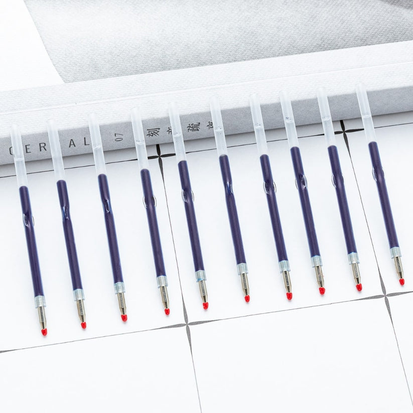 Blue Black 0.5MM Ink Refills for Beadable Plastic Pens Gel Pens, 60MM, Please Read the Description