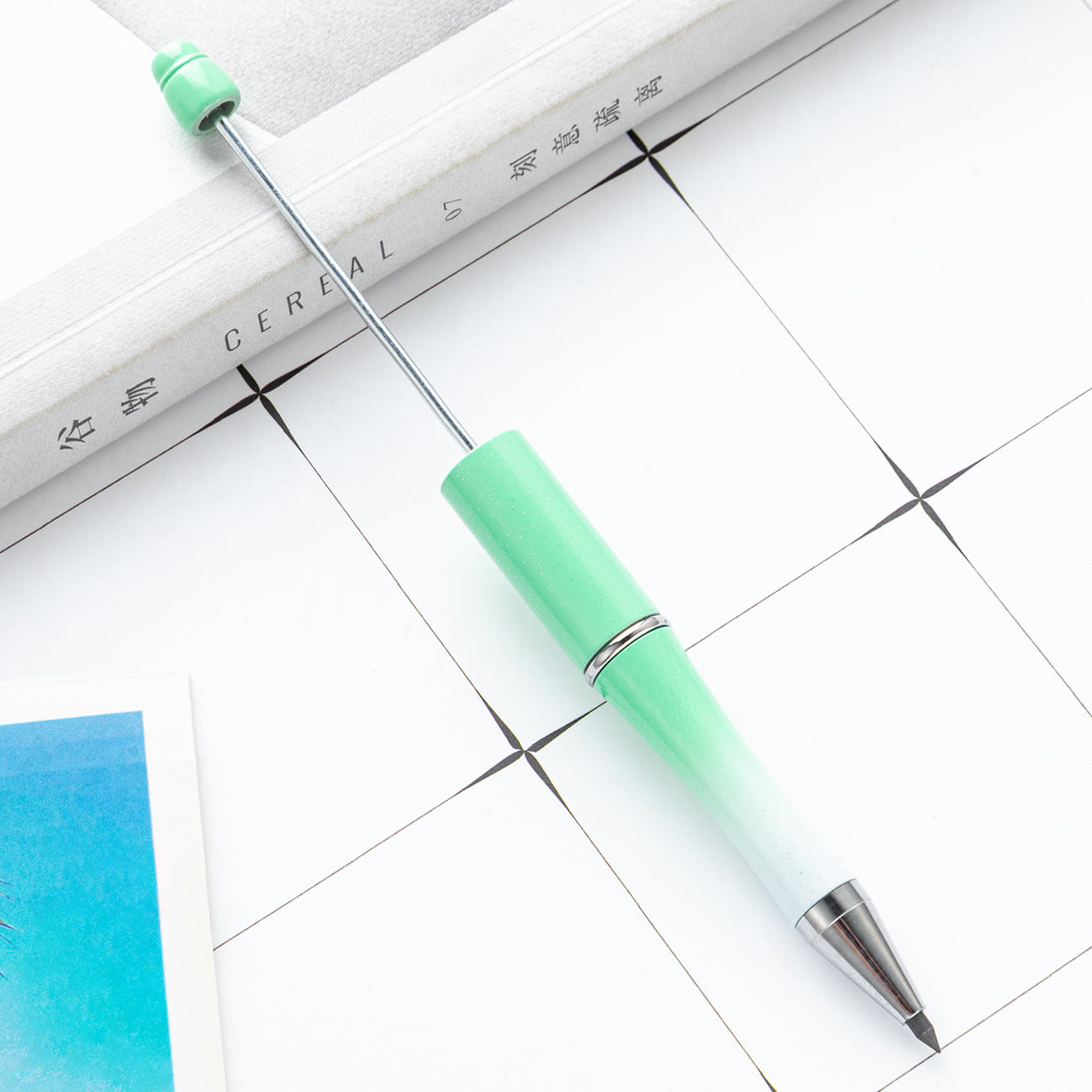 No sharpening, eternal writing can't finish pencil creative DIY plastic beaded pencil wholesale painting writing is not easy to break pencil