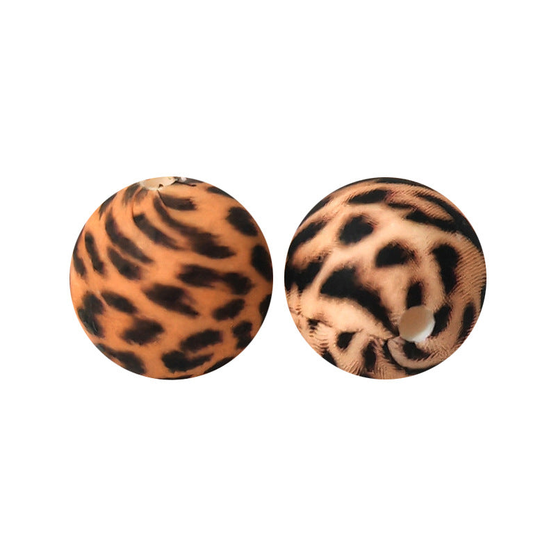 15mm silicone beads water transfer beads DIY jewelry bead pen loose beads wholesale