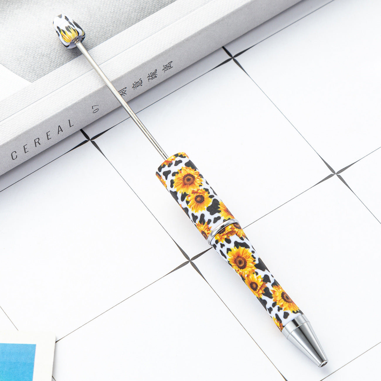 Sunflower Printed Beadable Pens