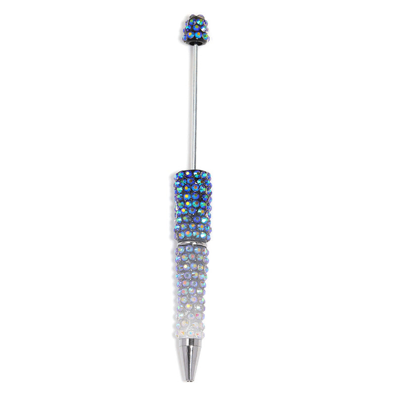 New full diamond bead pen high value gradual change resin diamond bead pen DIY creative hand paste drill bead pen