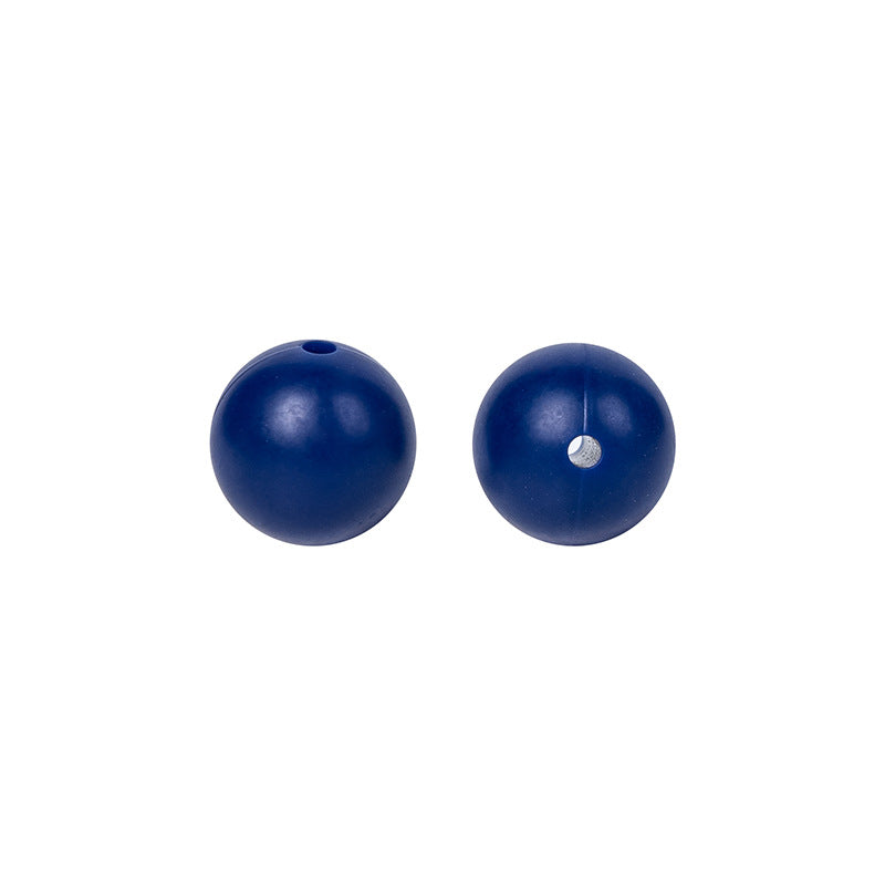 9 Mm Food Grade Silicone Beads Colored Round Loose Beads Handmade DIY Beaded Bracelet Pacifier Chain Accessories Spot Wholesale