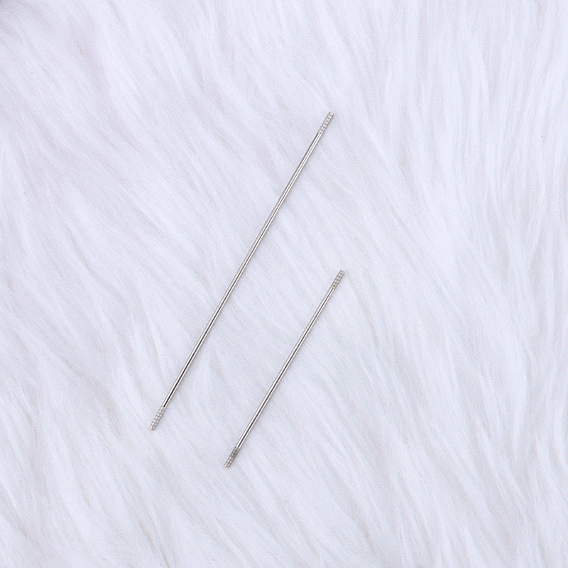 DIY bead pen special extended replacement wire, stainless steel rod with thread personalized bead pen wear bead wire