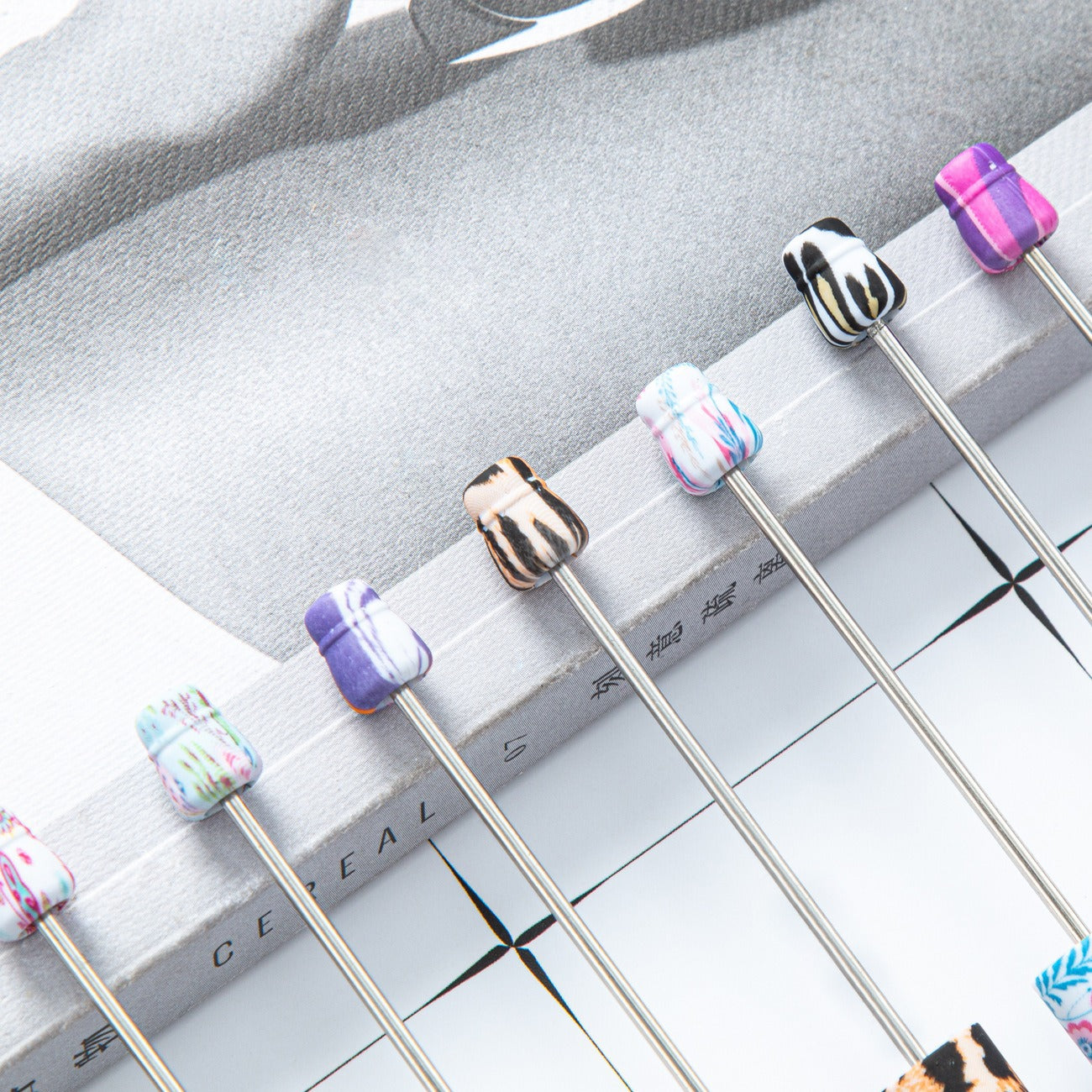 DIY creative graduation season series bead pen printing multi-color beaded ballpoint pen spot wholesale plastic bead pen