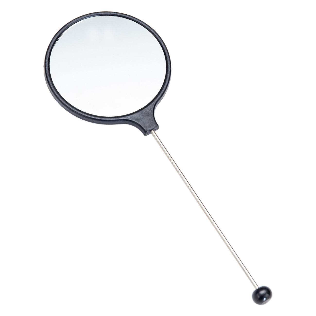 New DIY beaded handle mirror handheld makeup mirror portable single-sided vanity mirror plastic portable makeup mirror