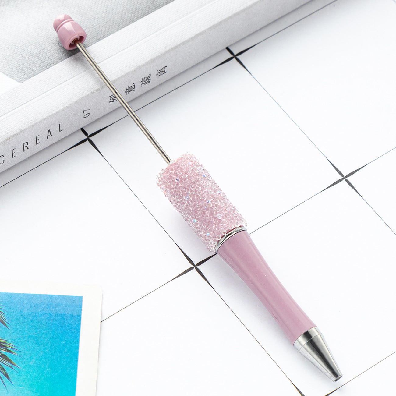 Creative multi-color sugar bead pen new gypsy diamond pen handmade DIY bead pen advertising gift ballpoint pen