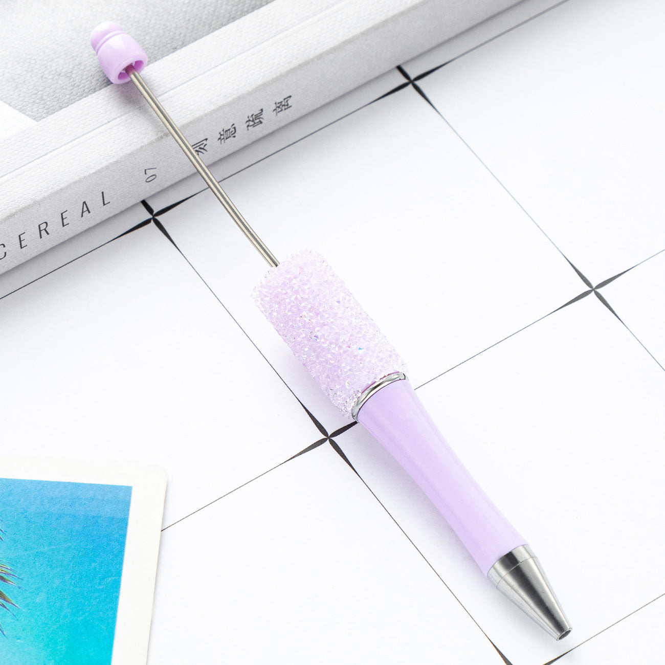 Creative multi-color sugar bead pen new gypsy diamond pen handmade DIY bead pen advertising gift ballpoint pen
