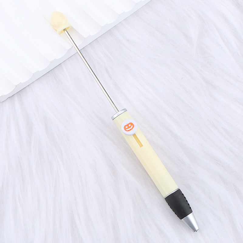 Creative DIY beaded ballpoint pen, Halloween, Christmas, Valentine's Day holiday gift pen beaded cute pen wholesale