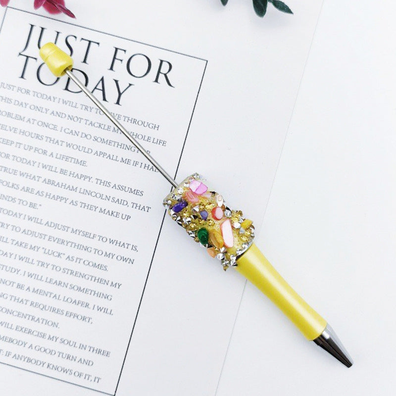 DIY beaded pen, random drilling, pure handmade patch beaded ballpoint pen, Wizard of Oz girl sequin pen spot