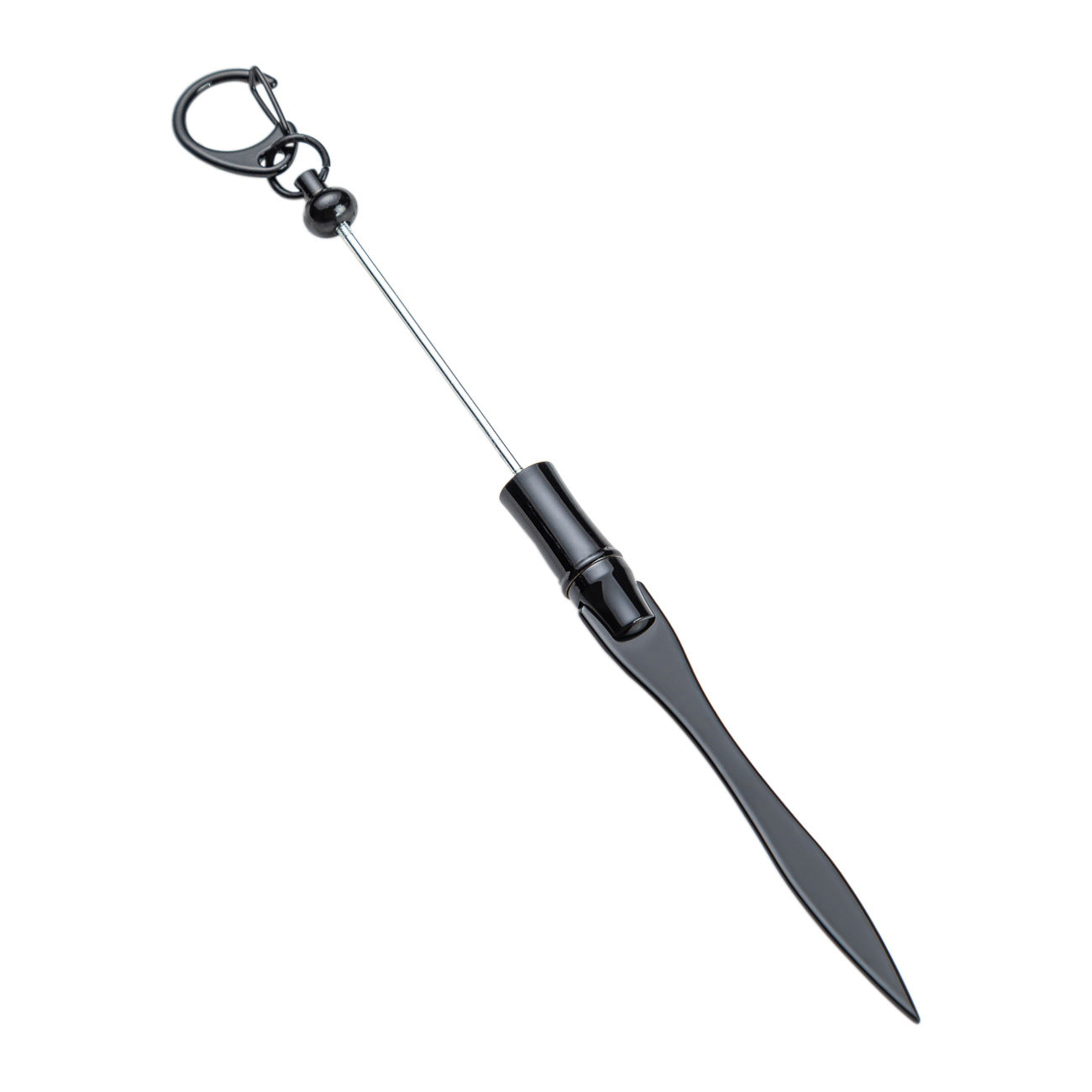 Spot DIY beaded letter opener multi-functional metal paper cutter keychain outdoor portable letter opener wholesale