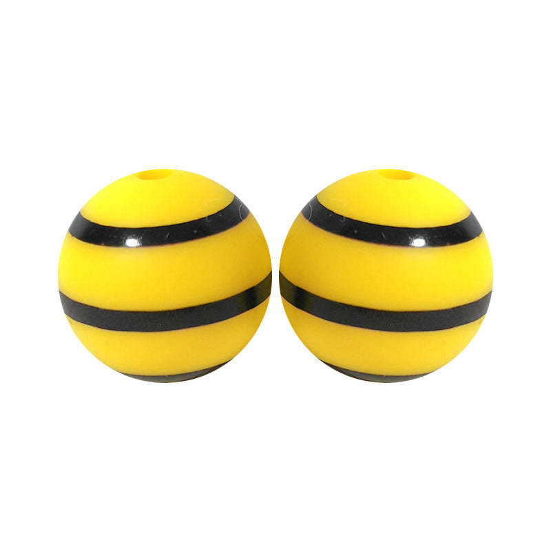 15mm Silicone Beads Water Transfer Beads DIY Jewelry Bead Pen Loose Beads Wholesale #101-150