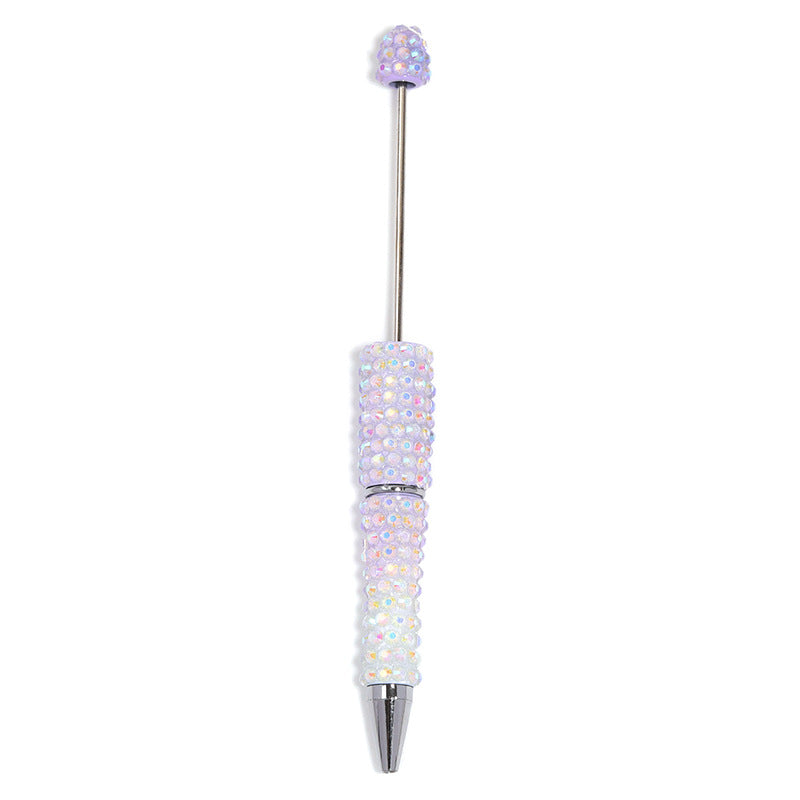 New full diamond bead pen high value gradual change resin diamond bead pen DIY creative hand paste drill bead pen