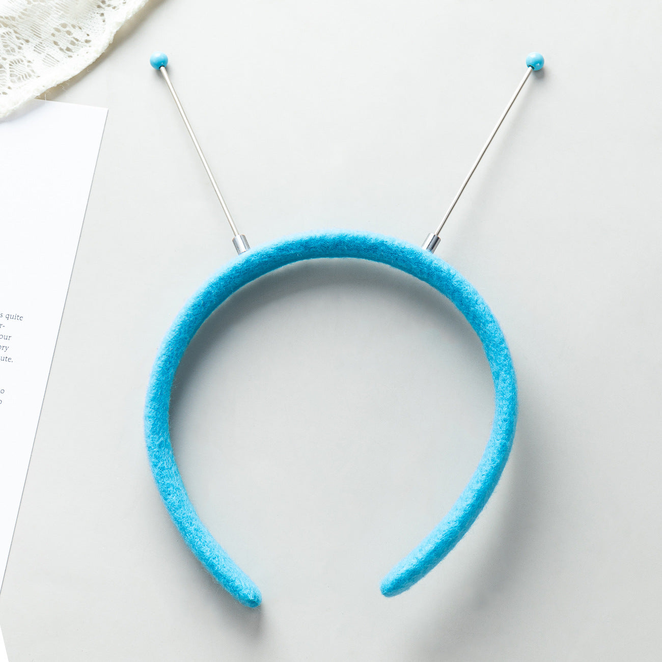 Cute Funny Headband DIY Hair Accessories Christmas Halloween Headband Accessories Holiday Accessories, Pulled Fabric Beaded Headband