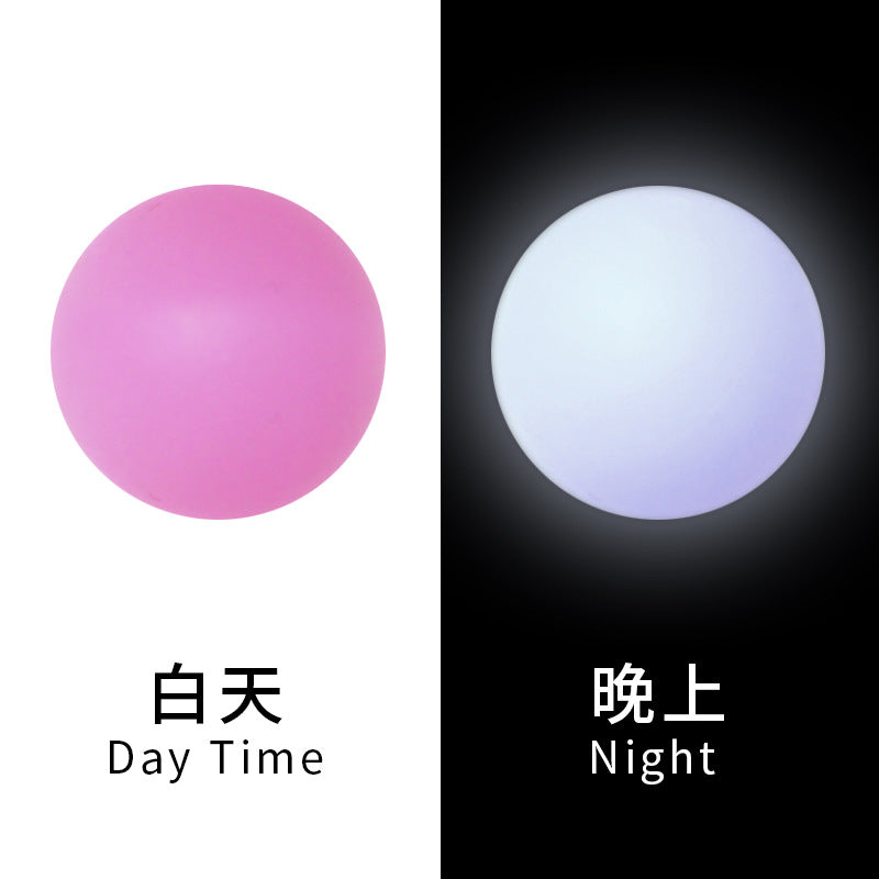 12mm Amazon Luminous Silicone Beads DIY Children's Jewelry Luminous Beads Beaded Bracelet Luminous Loose Beads Wholesale