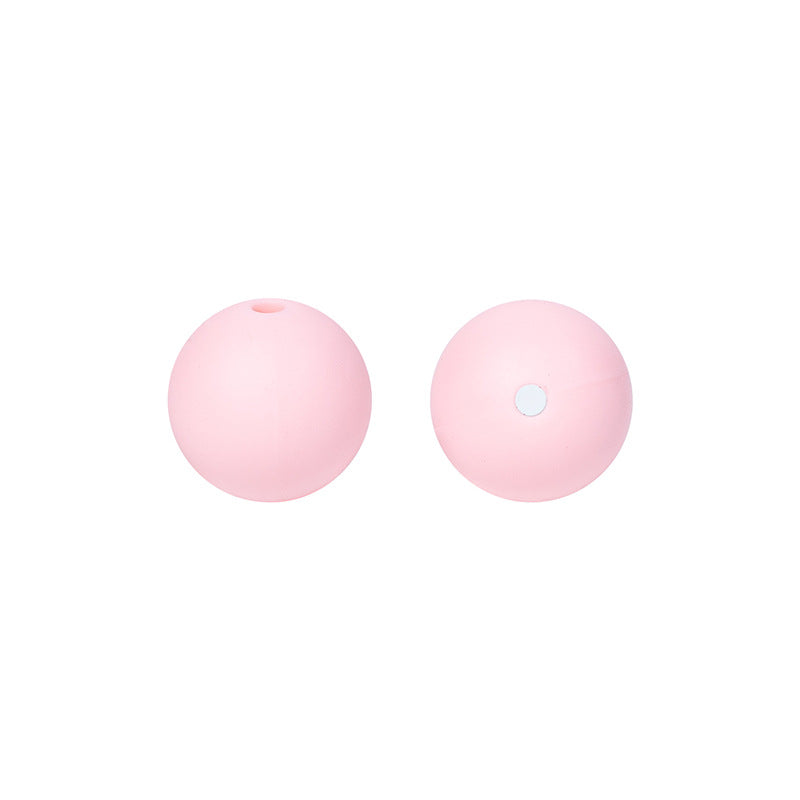 9 Mm Food Grade Silicone Beads Colored Round Loose Beads Handmade DIY Beaded Bracelet Pacifier Chain Accessories Spot Wholesale