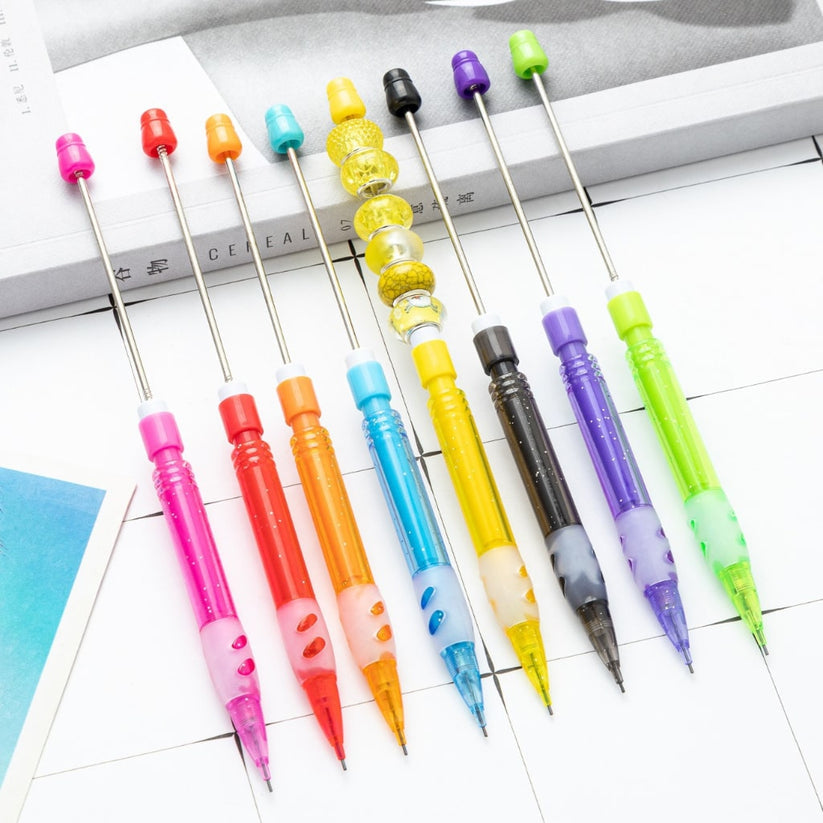Beaded Lead Pencils Mechanical Pencils in Solid Colors