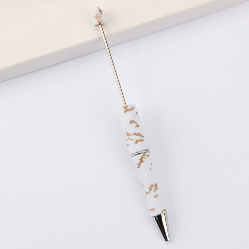 DIY bead pen printing pattern creative plastic beading puzzle leopard print floral cow tiger pattern bead pen wholesale