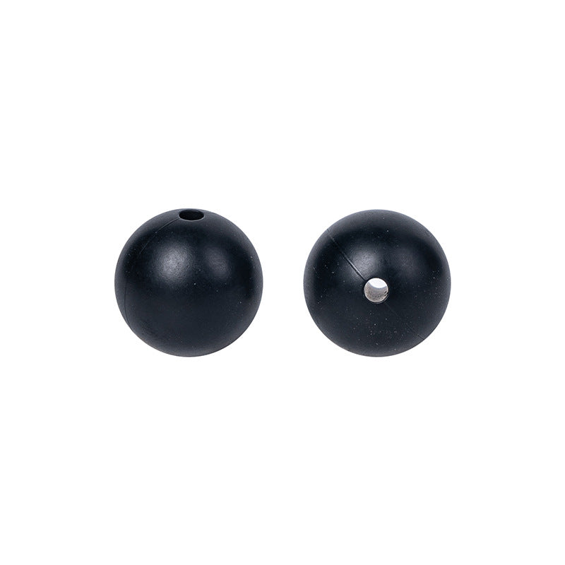 9 Mm Food Grade Silicone Beads Colored Round Loose Beads Handmade DIY Beaded Bracelet Pacifier Chain Accessories Spot Wholesale