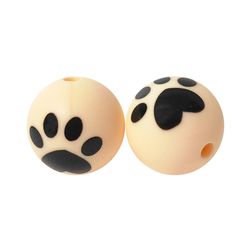 15mm Silicone Beads Water Transfer Beads DIY Jewelry Bead Pen Loose Beads Wholesale #101-150