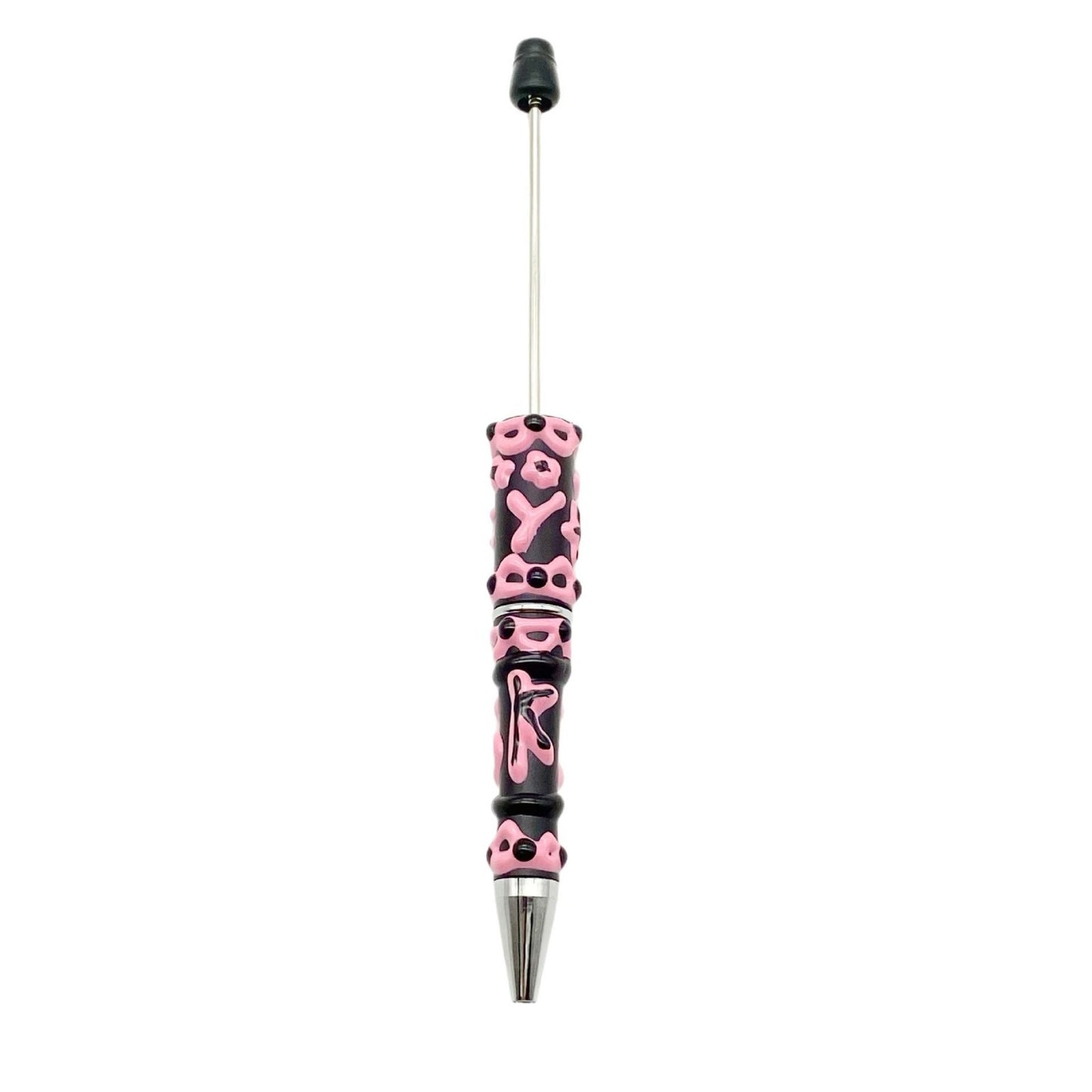 Creative cream glue hand-painted bead pen DIY hand-painted oil ballpoint pen Macaron cream cute pen spot