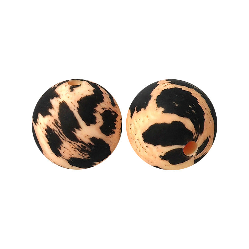 15mm Silicone Beads Water Transfer Beads DIY Jewelry Bead Pen Loose Beads Wholesale #151-200