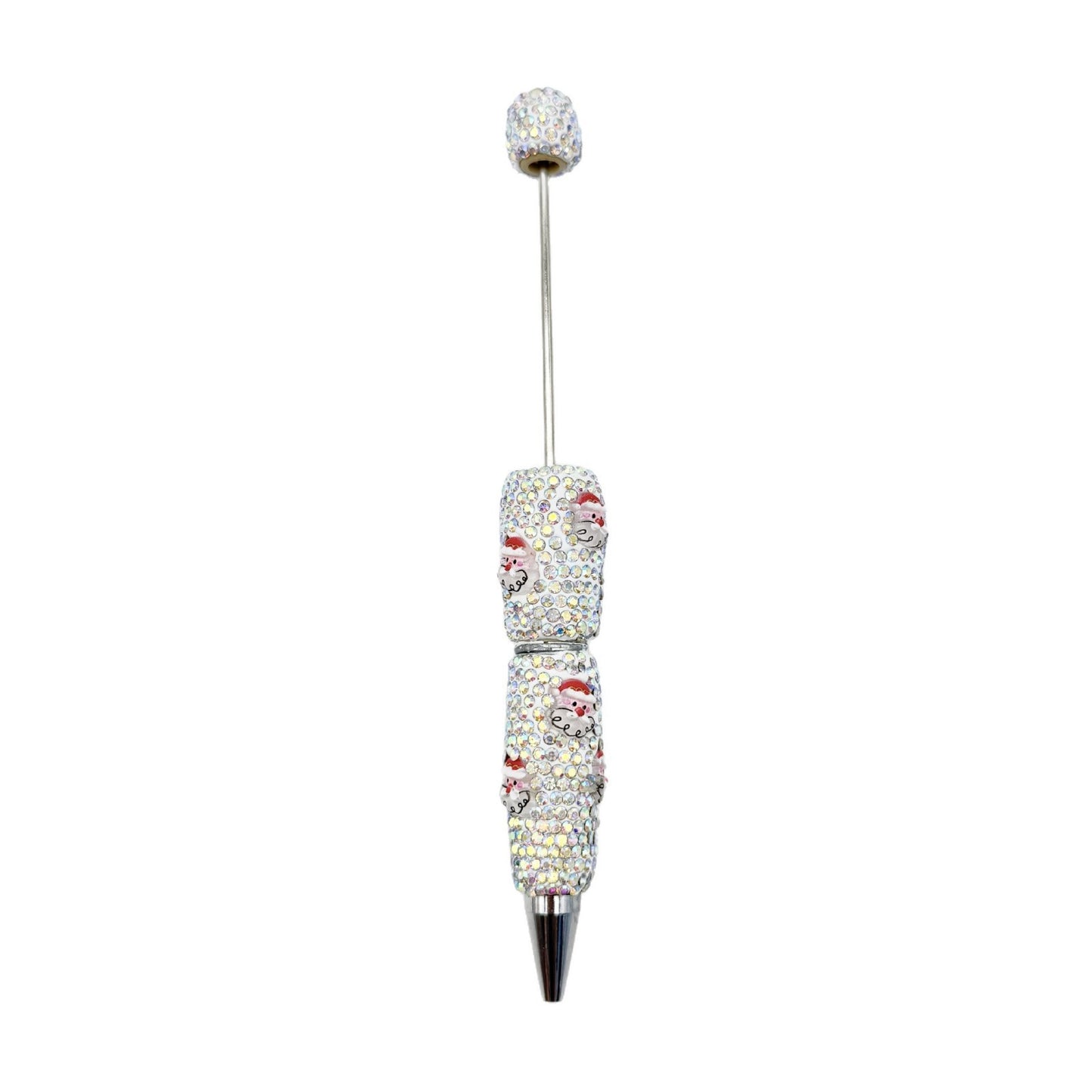 New Christmas full drill pen, creative DIY bead pen Santa Claus Elk Snowman KT cat cartoon gift pen