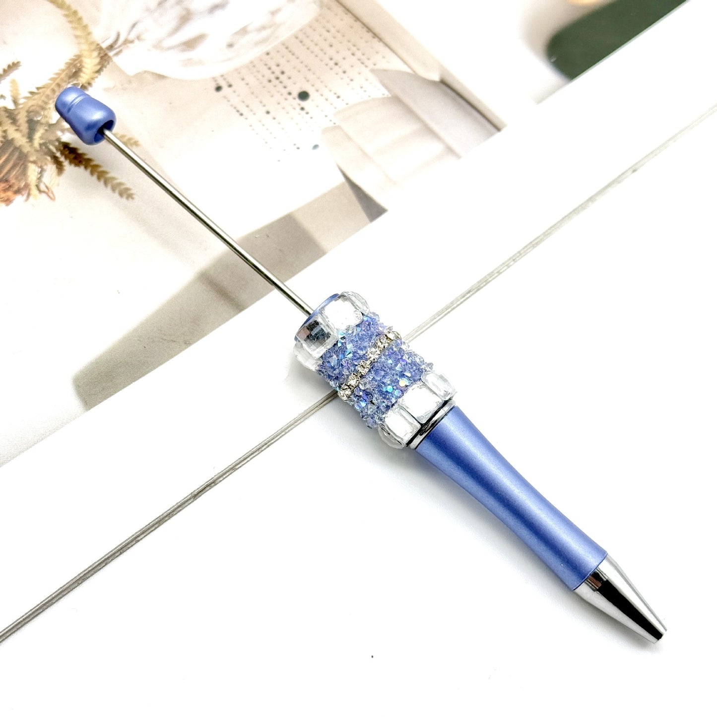 New DIY sugar bead pen, large sugar cube diamond sugar rhinestone heavy industry ballpoint pen premium advertising gift pen