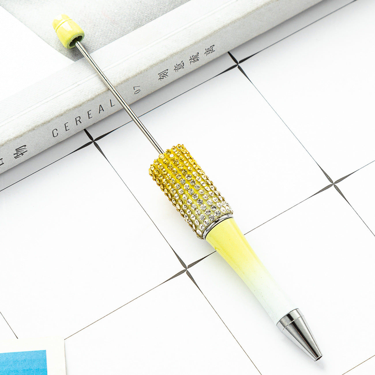New diamond bead pen spot wholesale creative hand sticker diamond bead pen multi-color bag diamond ballpoint pen