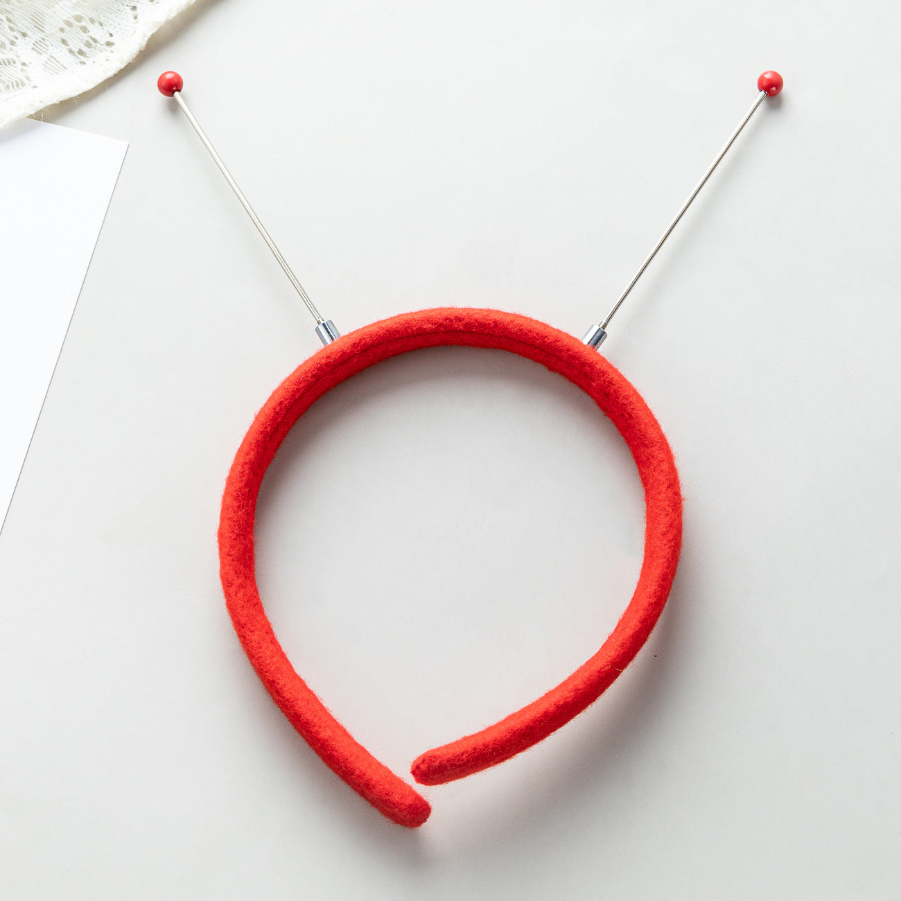 Cute Funny Headband DIY Hair Accessories Christmas Halloween Headband Accessories Holiday Accessories, Pulled Fabric Beaded Headband