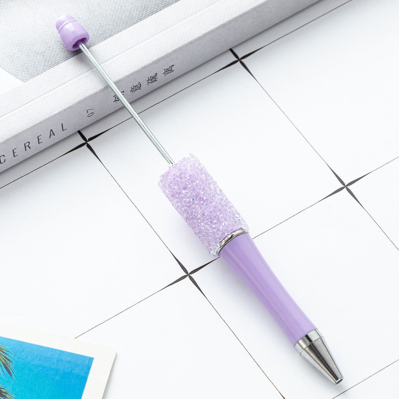 Creative multi-color sugar bead pen new gypsy diamond pen handmade DIY bead pen advertising gift ballpoint pen