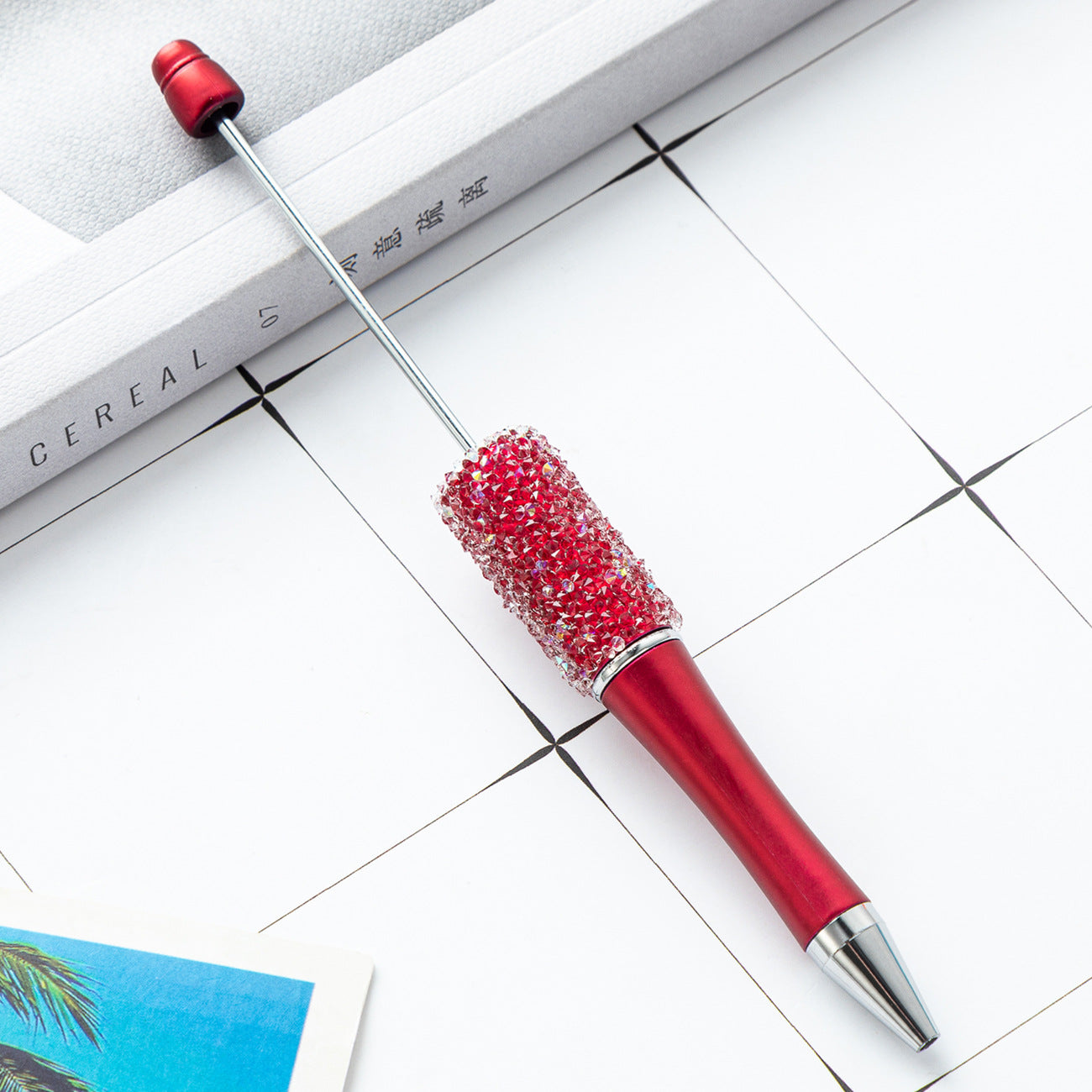 Creative multi-color sugar bead pen new gypsy diamond pen handmade DIY bead pen advertising gift ballpoint pen