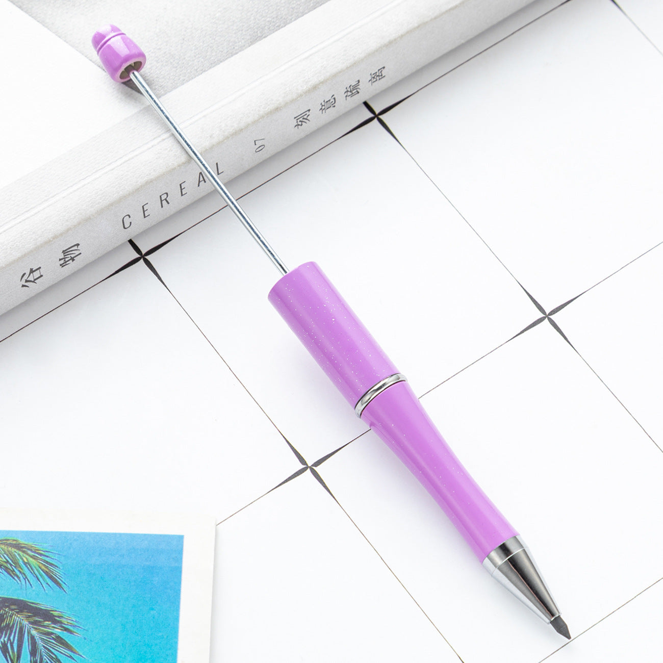 No sharpening, eternal writing can't finish pencil creative DIY plastic beaded pencil wholesale painting writing is not easy to break pencil
