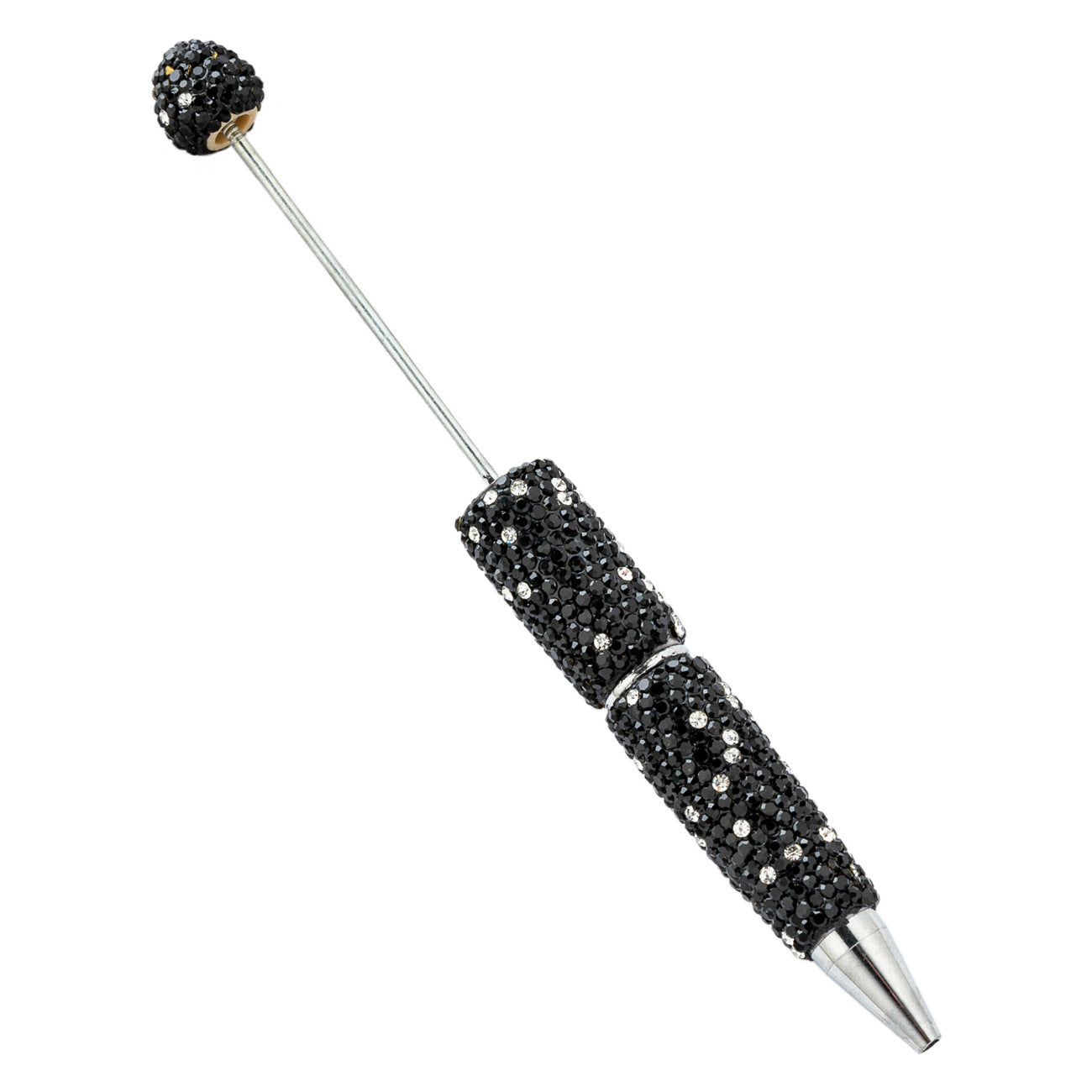 New DIY full diamond bead pen hand-attached drill AB colored diamond beaded ballpoint pen multi-color plastic bead pen wholesale